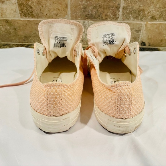 Women's Converse Chuck Taylor All Star Snakeskin-Woven Sneakers Pink Sz 10 - Picture 11 of 12